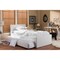 Baxton Studio Cosmo Modern and Contemporary White Faux Leather Twin Size Trundle Bed 123-6836 - alternate 4